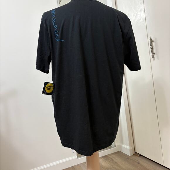 Monument Men's Graphic Print Streetwear T-Shirt Black XL NWT - Picture 3 of 5